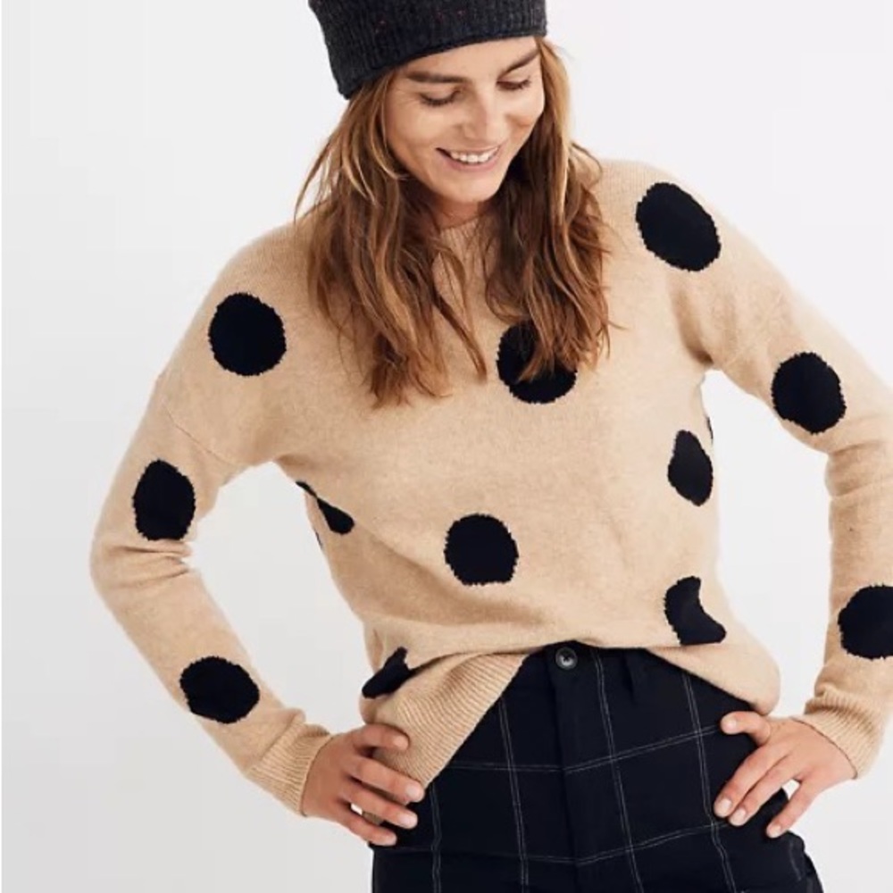 Madewell Dot Graystone Sweater